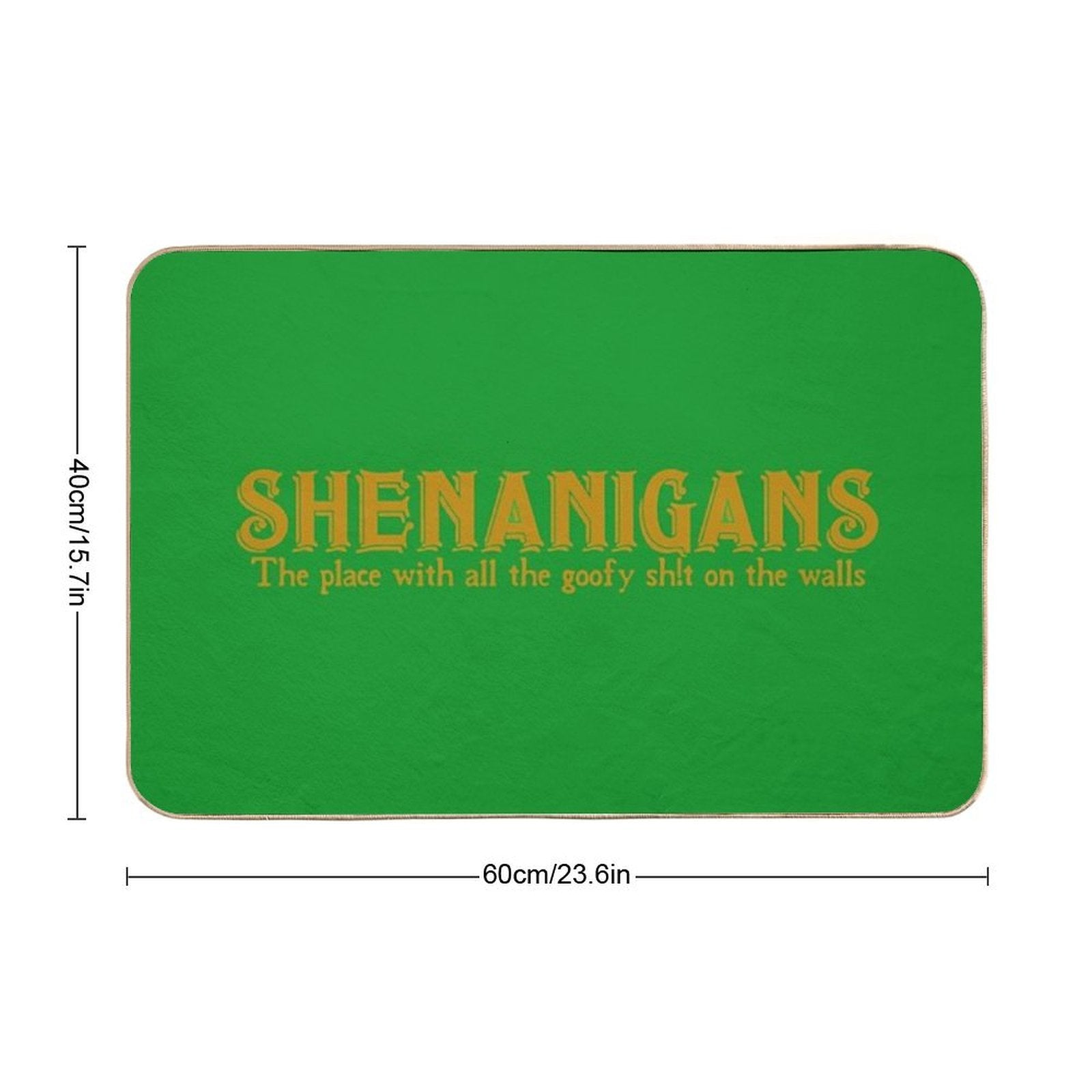 Shenanigans (The Place with All The Goofy S#it on The Walls)!  Rapid-Drying Bath Mat