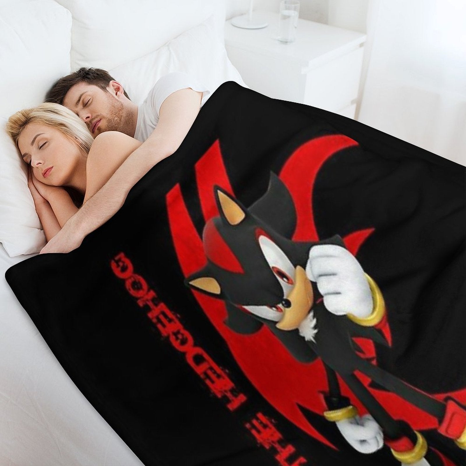 Shadow The Hedgehog Plush Throw Blanket