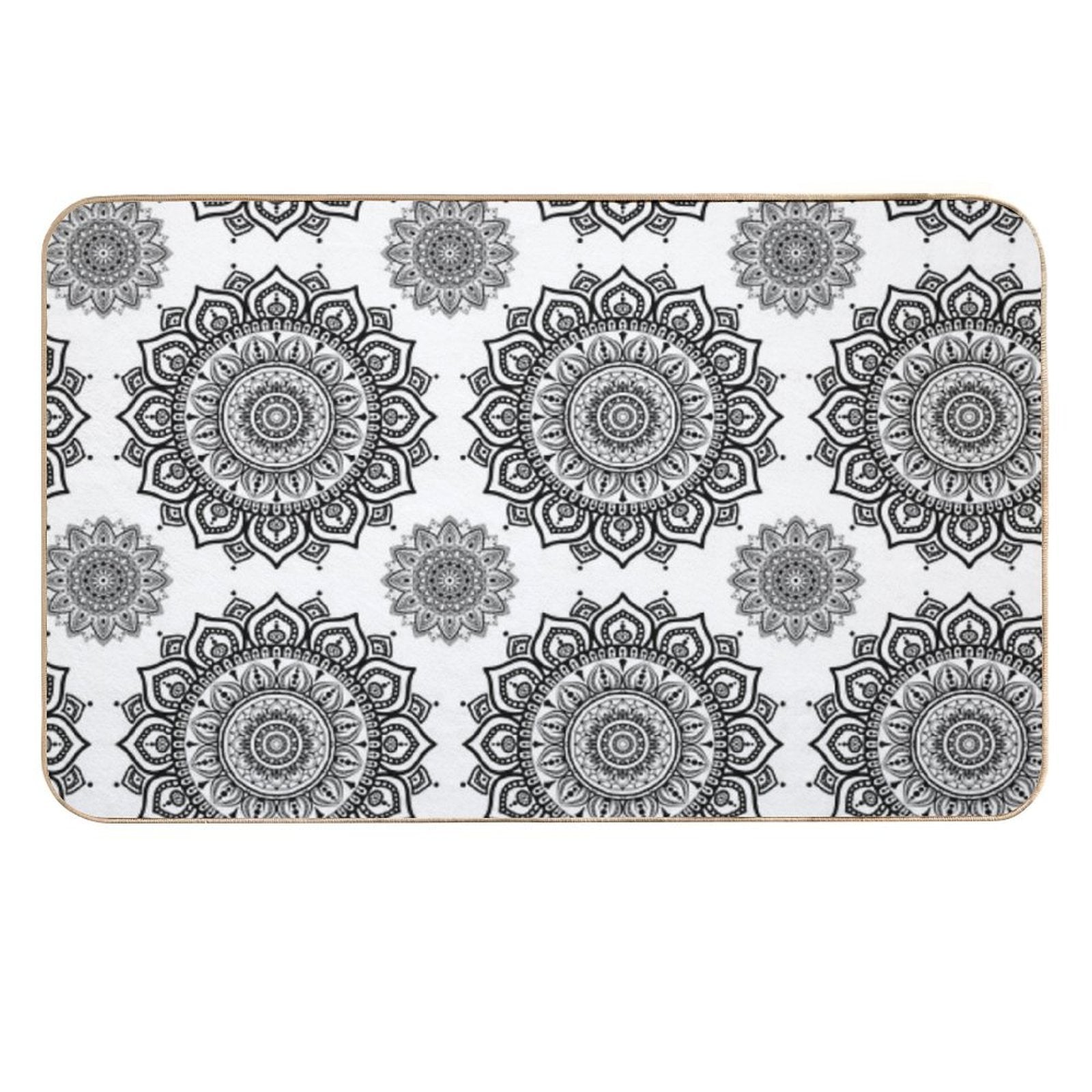 Mandala  Dirt-Trapping Bath Mat