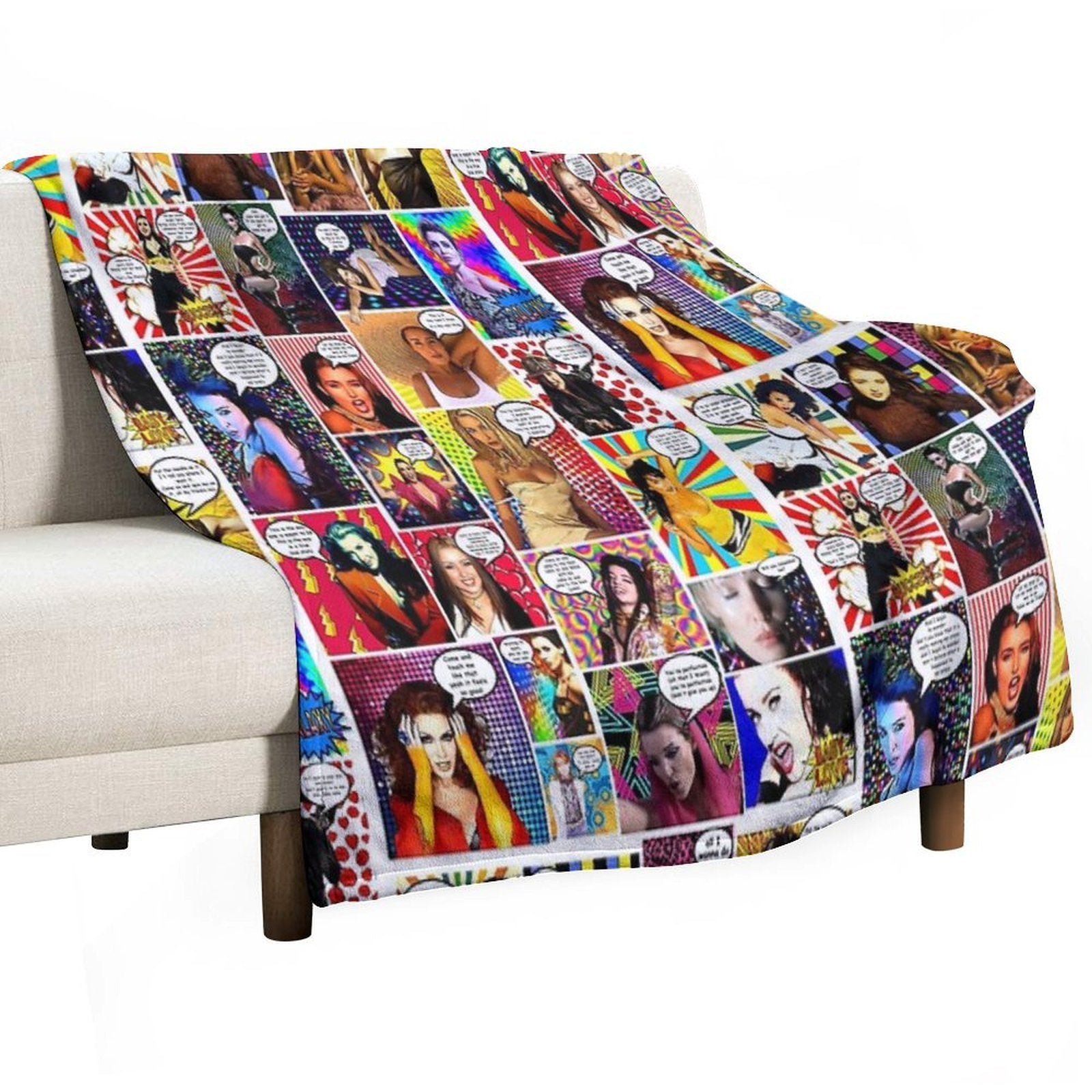 Dannii Minogue Goes Pow WOW #30 Compact Throw Blanket
