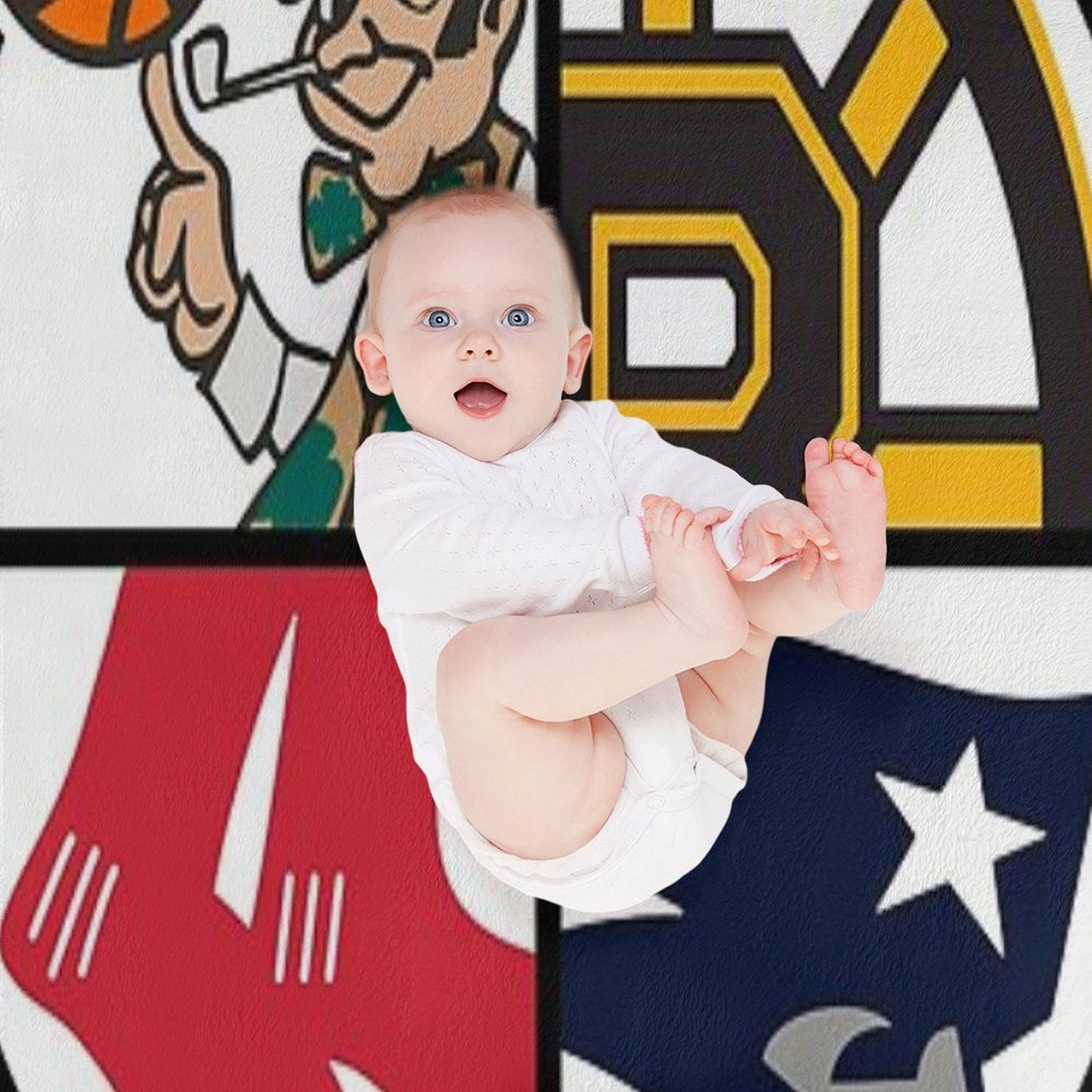 Boston Sports Velvety-soft Throw Blanket