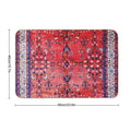 Antique Tabriz Persian Rug Print With Red Field  Pet-Safe Bath Mat
