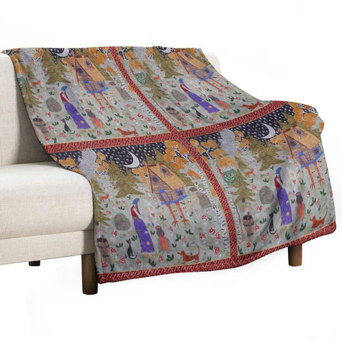 Baba Yaga’s Enchanted Forest Gift-ready Throw Blanket
