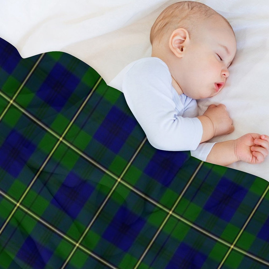 Clan Johnson Tartan Plush Throw Blanket