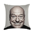Hank Schrader Dean Norris Happy Face Soft Durable Construction Throw Pillow