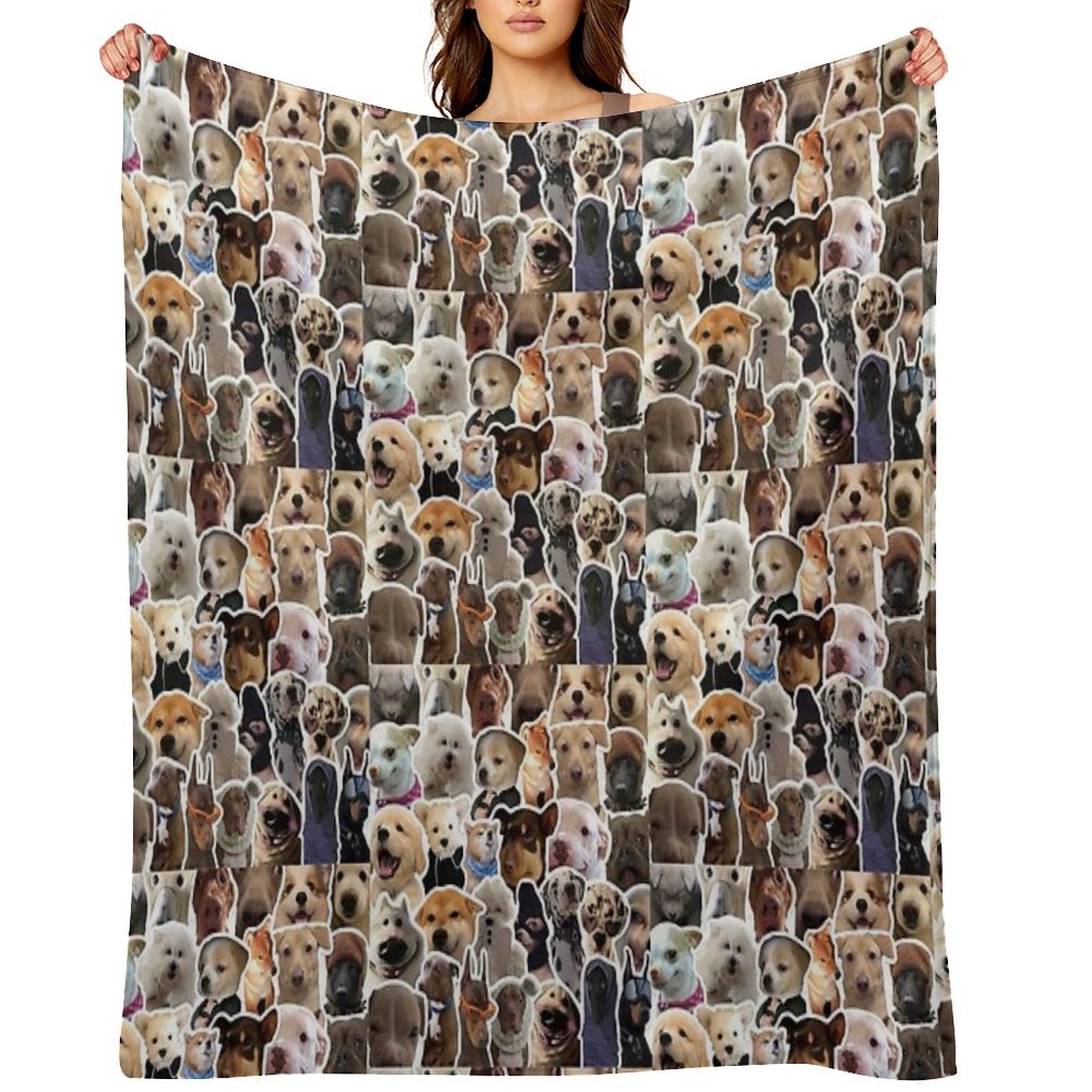 Sticker Stack 15 Easy Care Throw Blanket