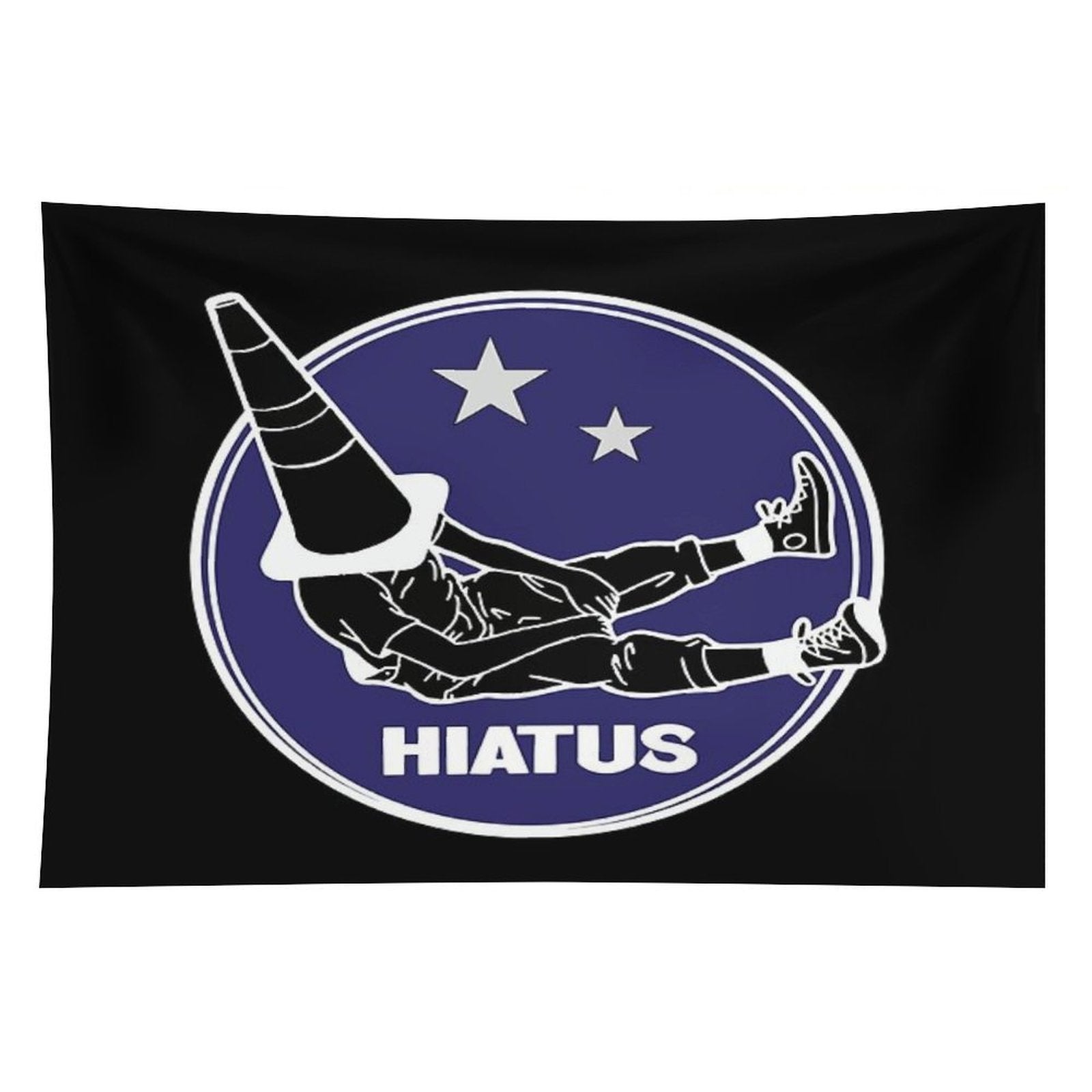Cone Face Hiatus Logo Tapestry