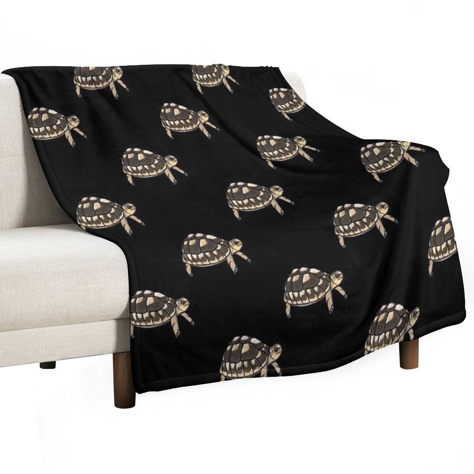 Cute Tortoise for Tortoise Lovers Machine-washable Throw Blanket