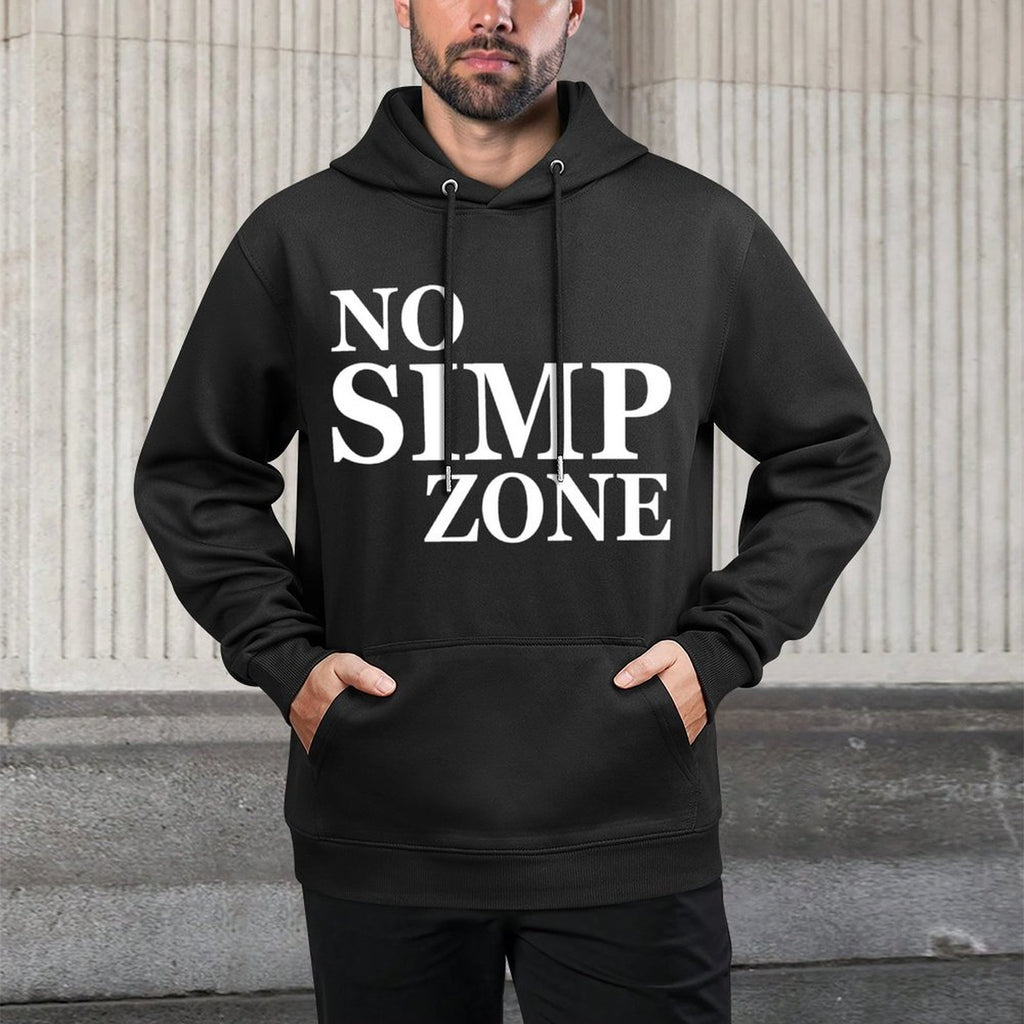 No Simp Zone Caution Meme No Egirl Simping Patrol Anti Simp Pilling-Resistant Hoodie