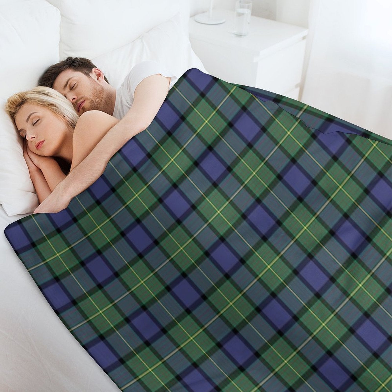 Clan Muir Tartan Eco-conscious Throw Blanket