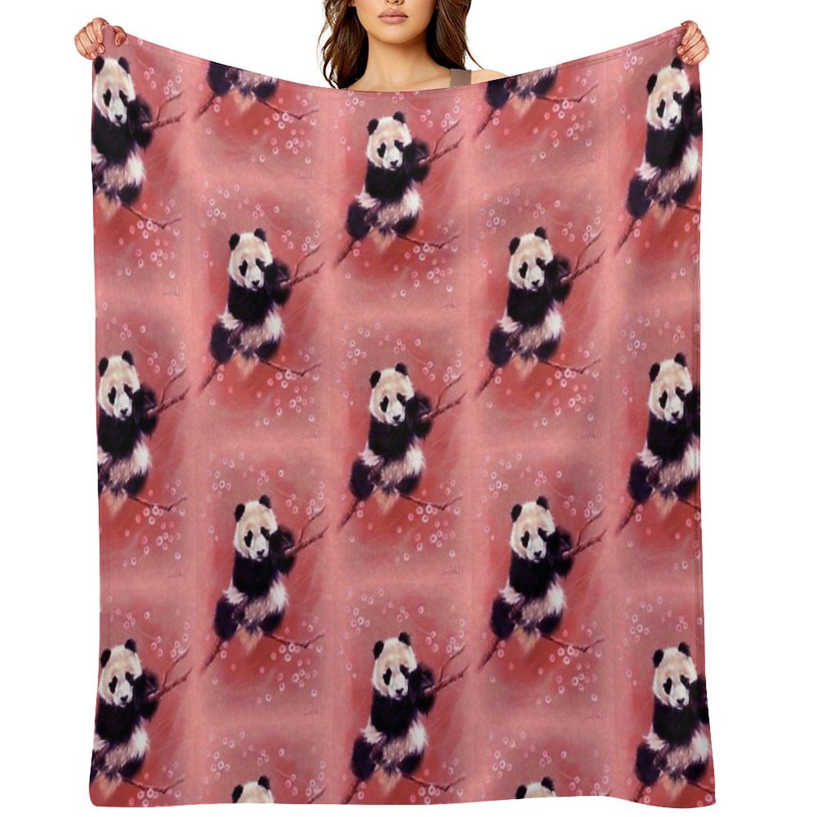 Panda Sustainable Throw Blanket