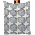 Cute Little Chonky Seal Multi-functional Throw Blanket