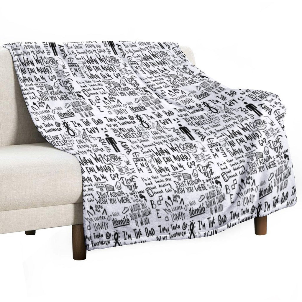 Billie Eilish Machine-washable Throw Blanket