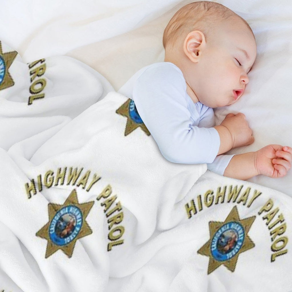 California Highway Patrol Shrink-resistant Throw Blanket