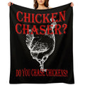 Chicken Chaser Do You Chase Chickens - Videogame Velvety-soft Throw Blanket