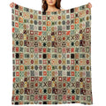 Patchwork Patterns Quick-dry Throw Blanket