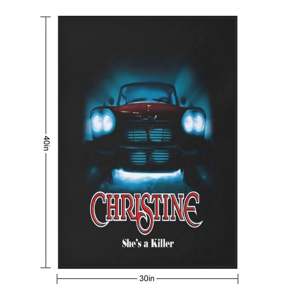 Movie Car Christine And Steven Spielberg Premium Throw Blanket
