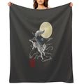 The Great Grey Wolf - Sifkami Velvety-soft Throw Blanket