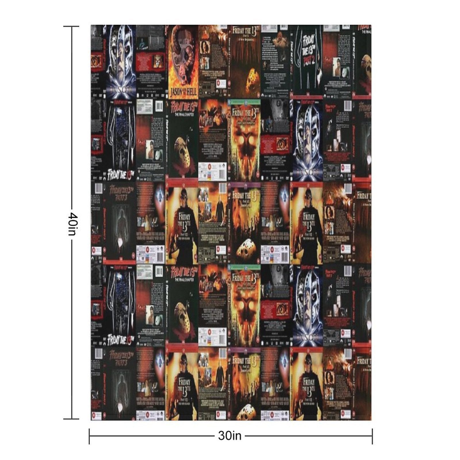 Jason Friday The 13th Movie Covers Quick-dry Throw Blanket