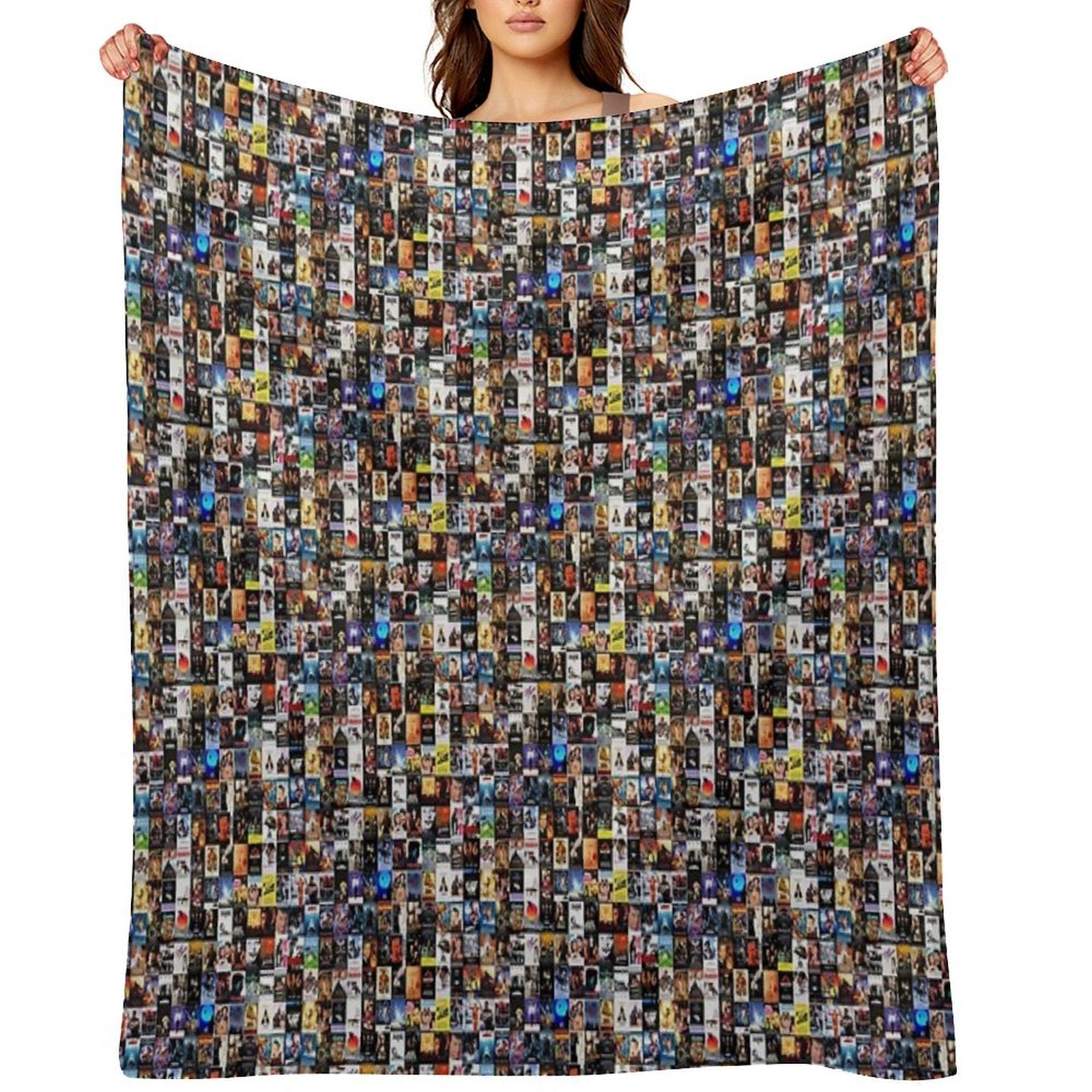 Mixed Movie Montage All-season Throw Blanket