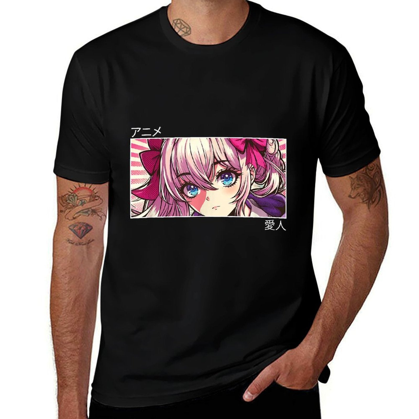 Anime Lover Japanese Art Aesthetic  Trendy Pattern T-Shirt