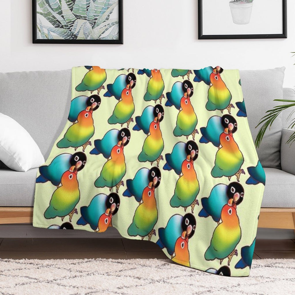 LOVEBIRDS T-SHIRTS Multi-functional Throw Blanket