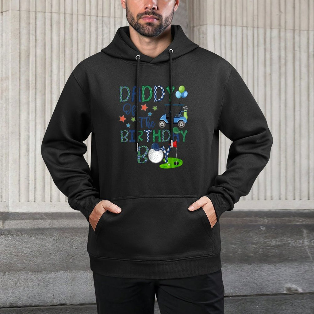 Daddy Of The Birthday Boy Hole In One Golf Lover Customizable Surface Hoodie