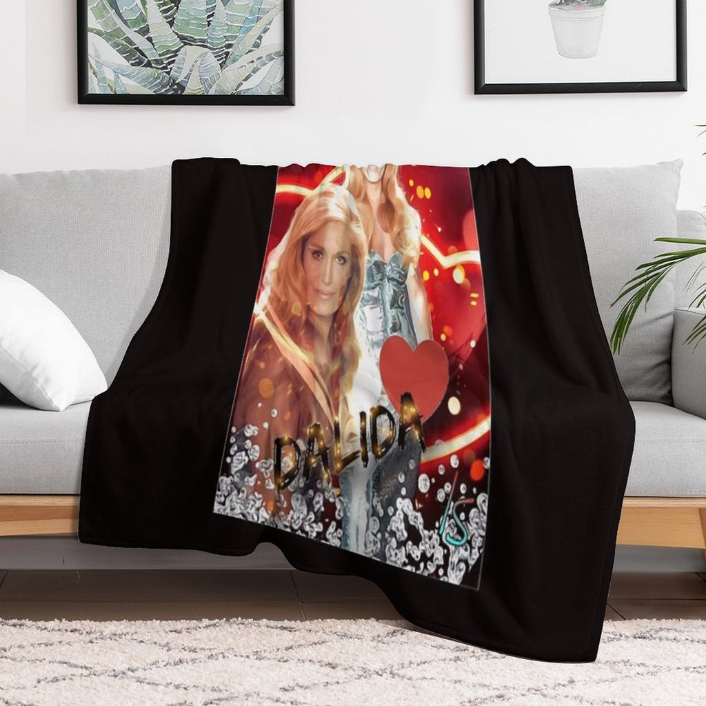 Dalida Plush Throw Blanket
