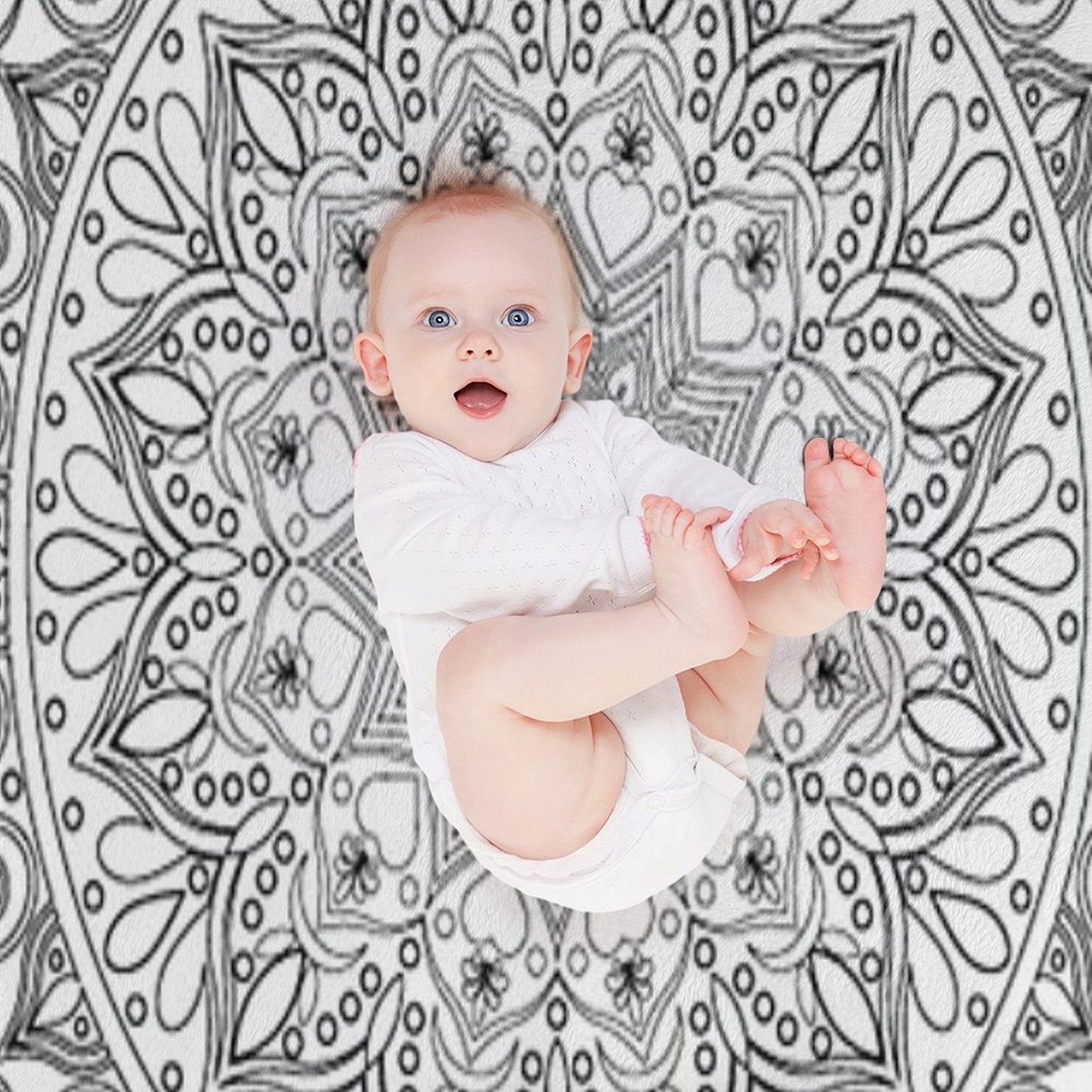 Golden Mandala Premium Throw Blanket