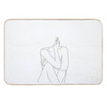 Nude Figure Illustration - Celina  Odorless Bath Mat