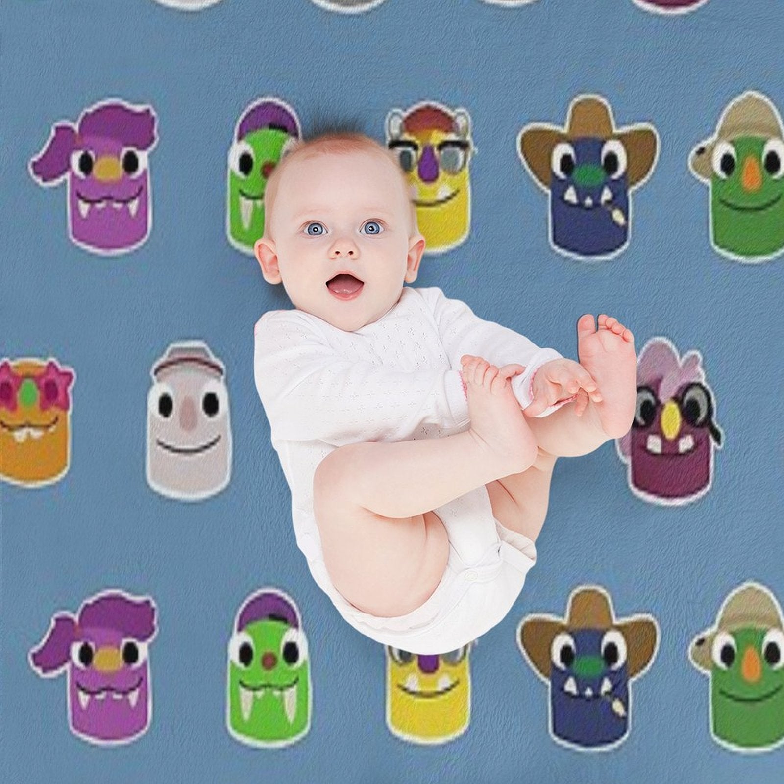 Bugsnax - All Grumpuses Comfort Throw Blanket