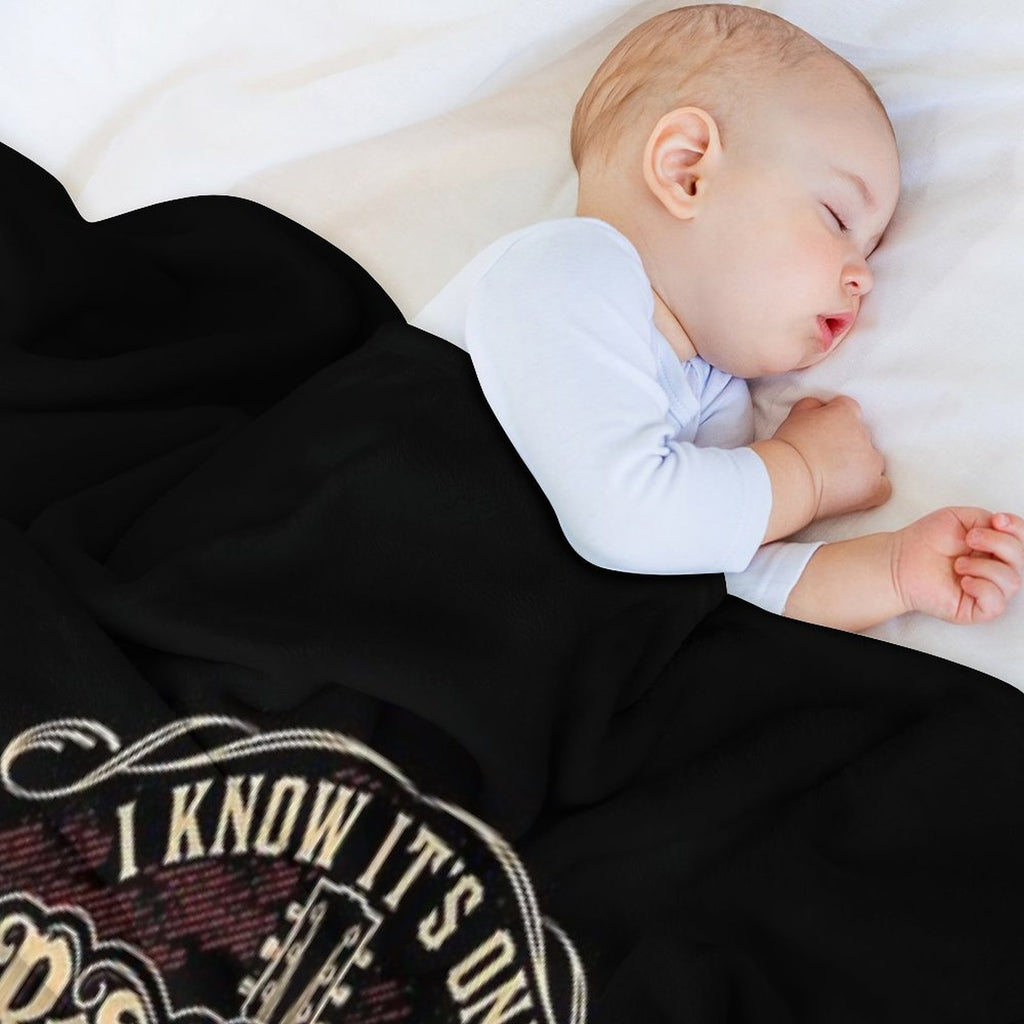 Guitar The Stones Eco-conscious Throw Blanket