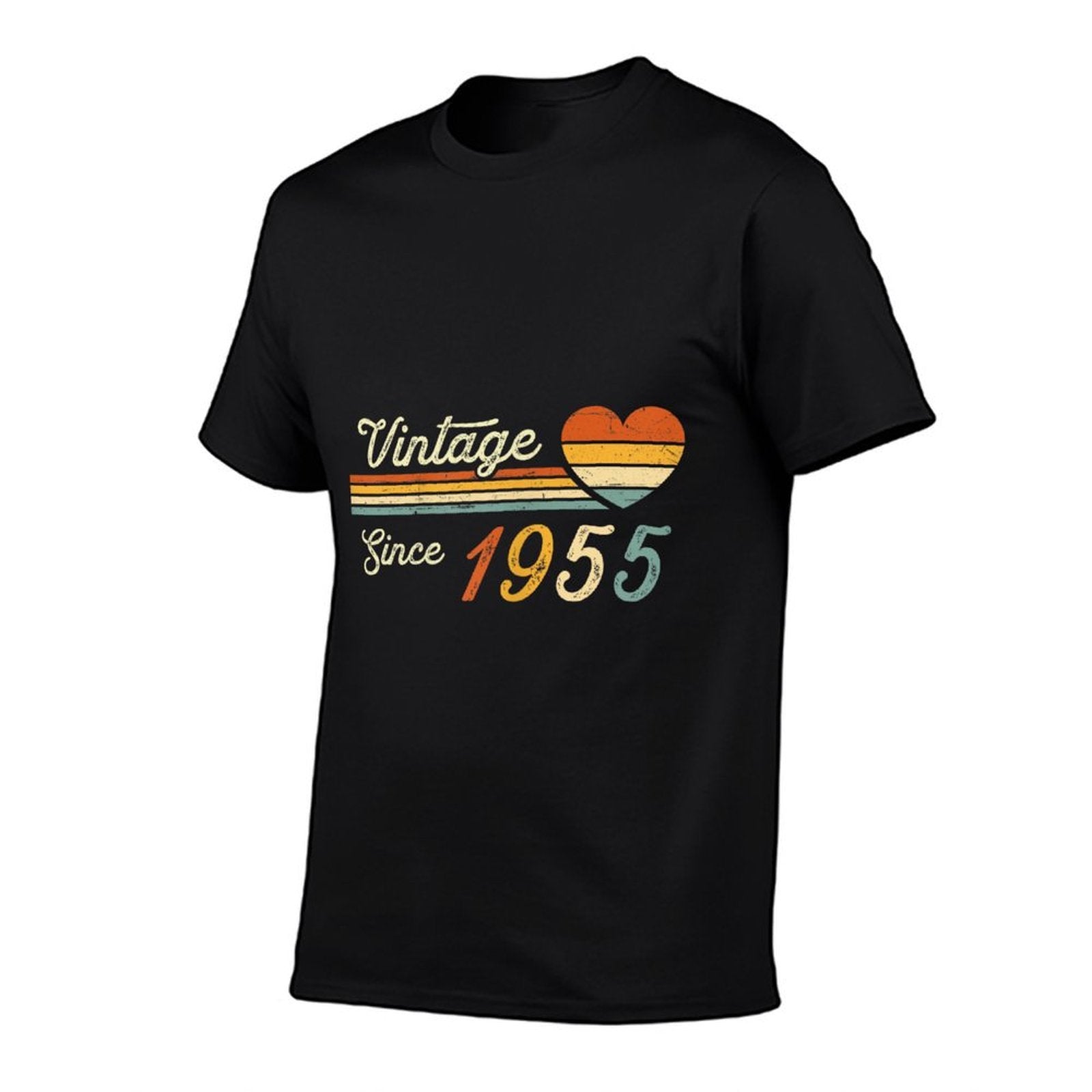 Vintage Born in 1955 Birthday Ladies  Cotton T-Shirt