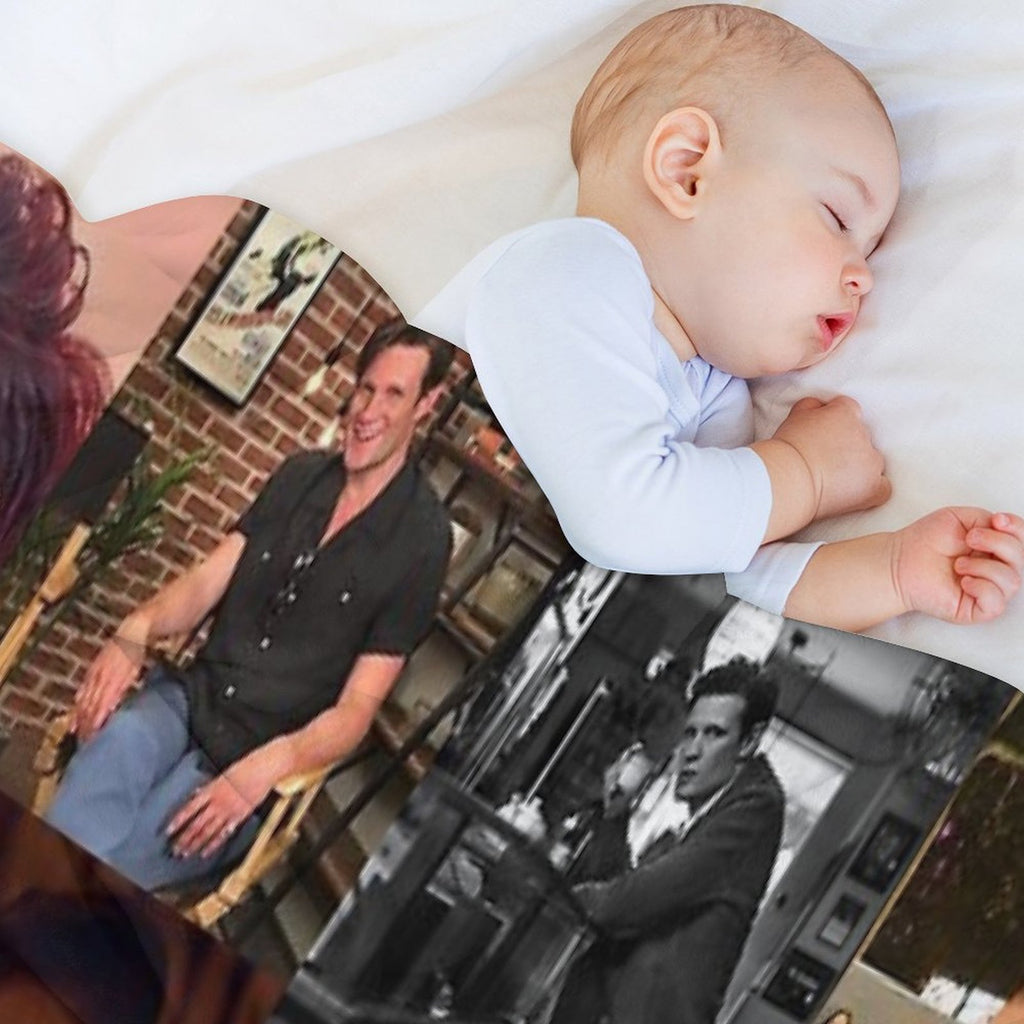 Matt Smith Picture Collage Gift-ready Throw Blanket