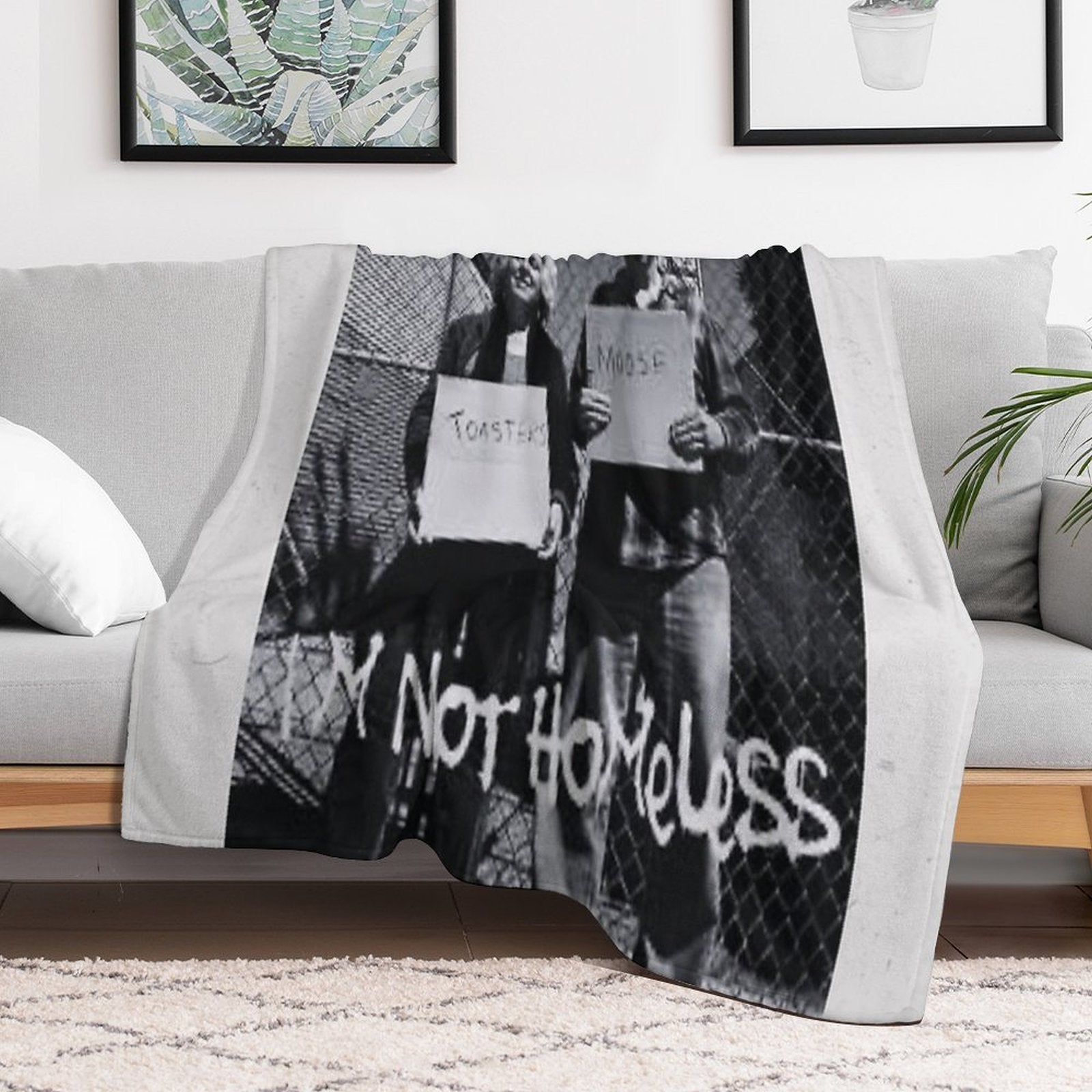Toasters And Moose Taste The Biscuit Comfort Throw Blanket