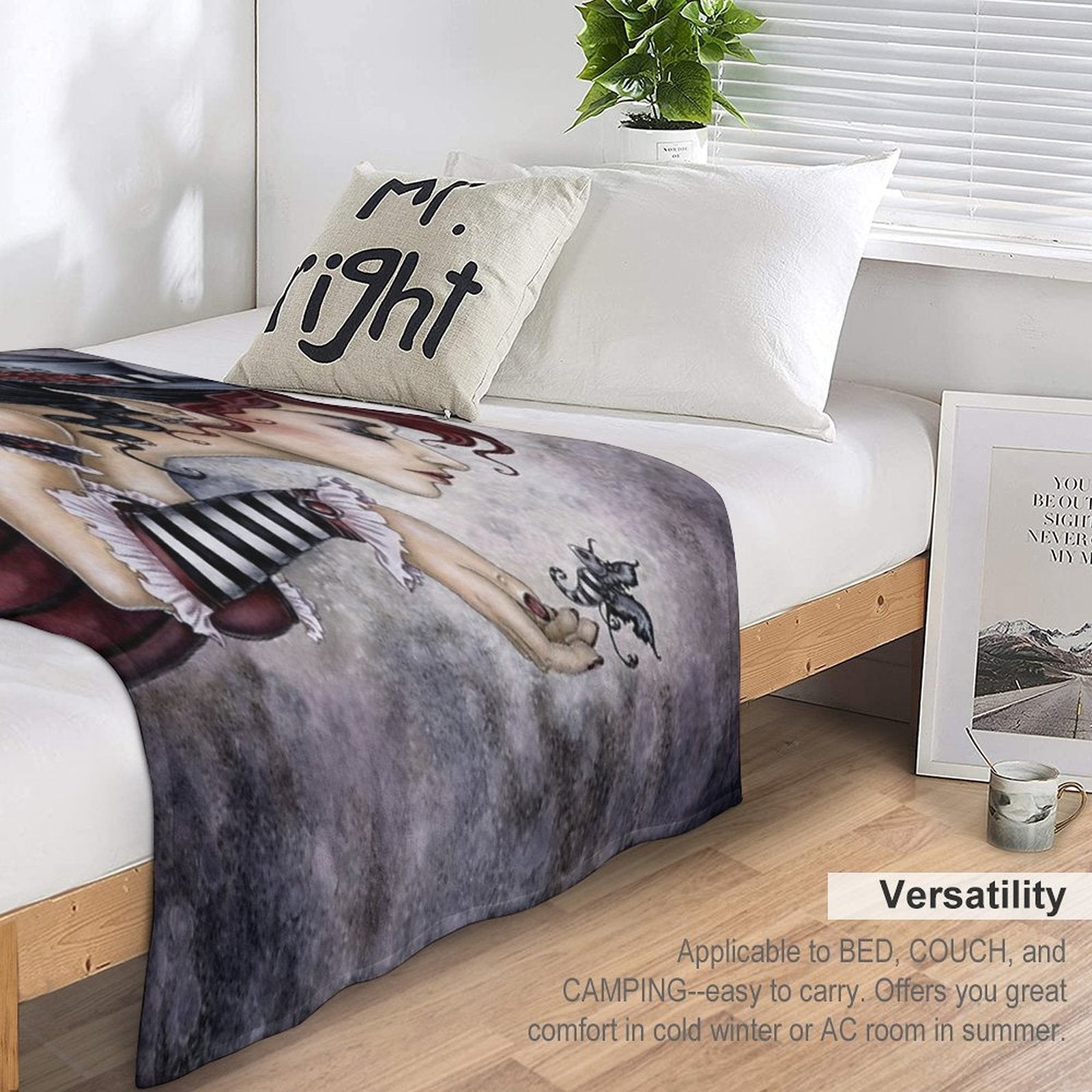 Fae Risque Multi-functional Throw Blanket