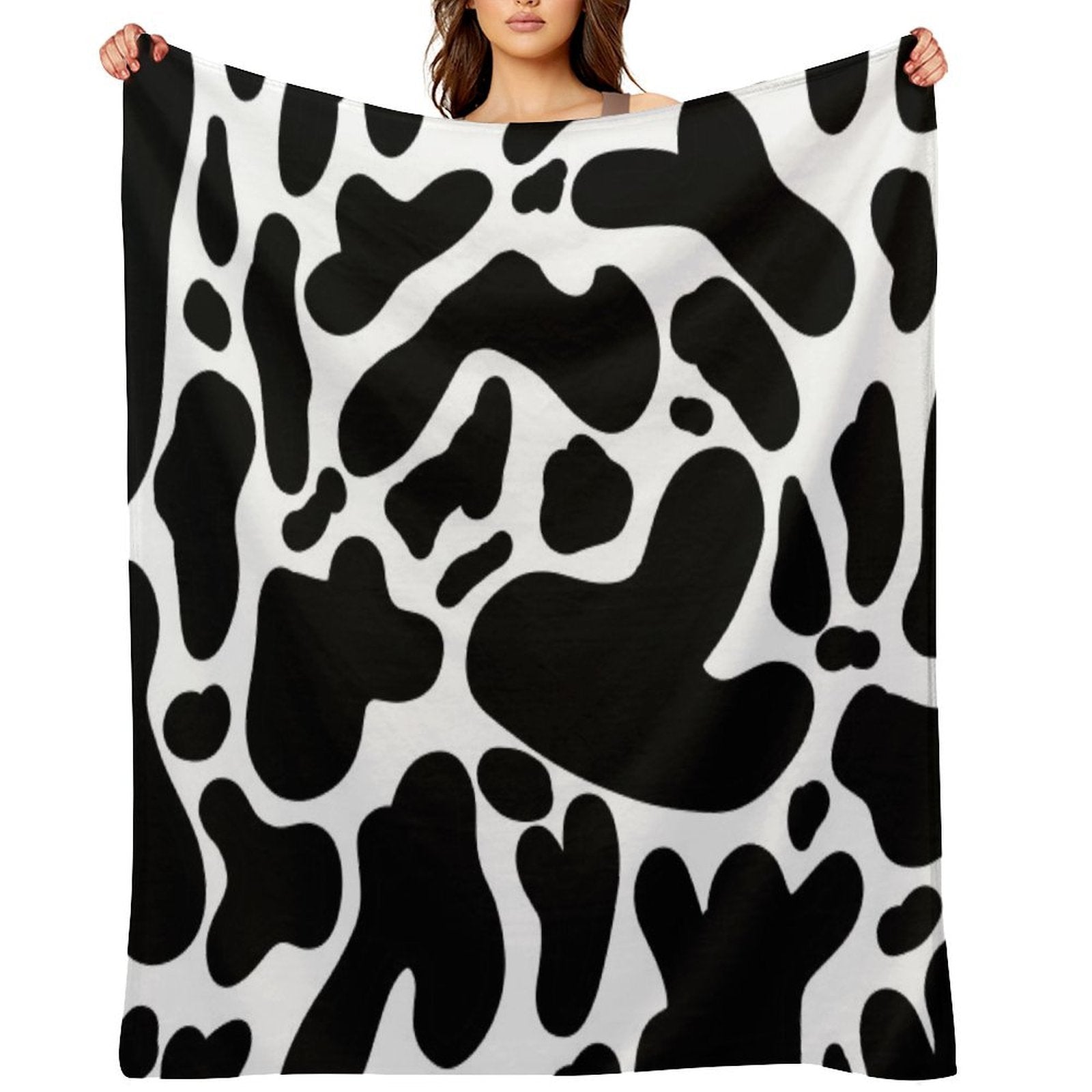 Cow Print Premium Throw Blanket