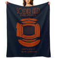 Chicago Bears Soldier Field Poster Print Compact Throw Blanket