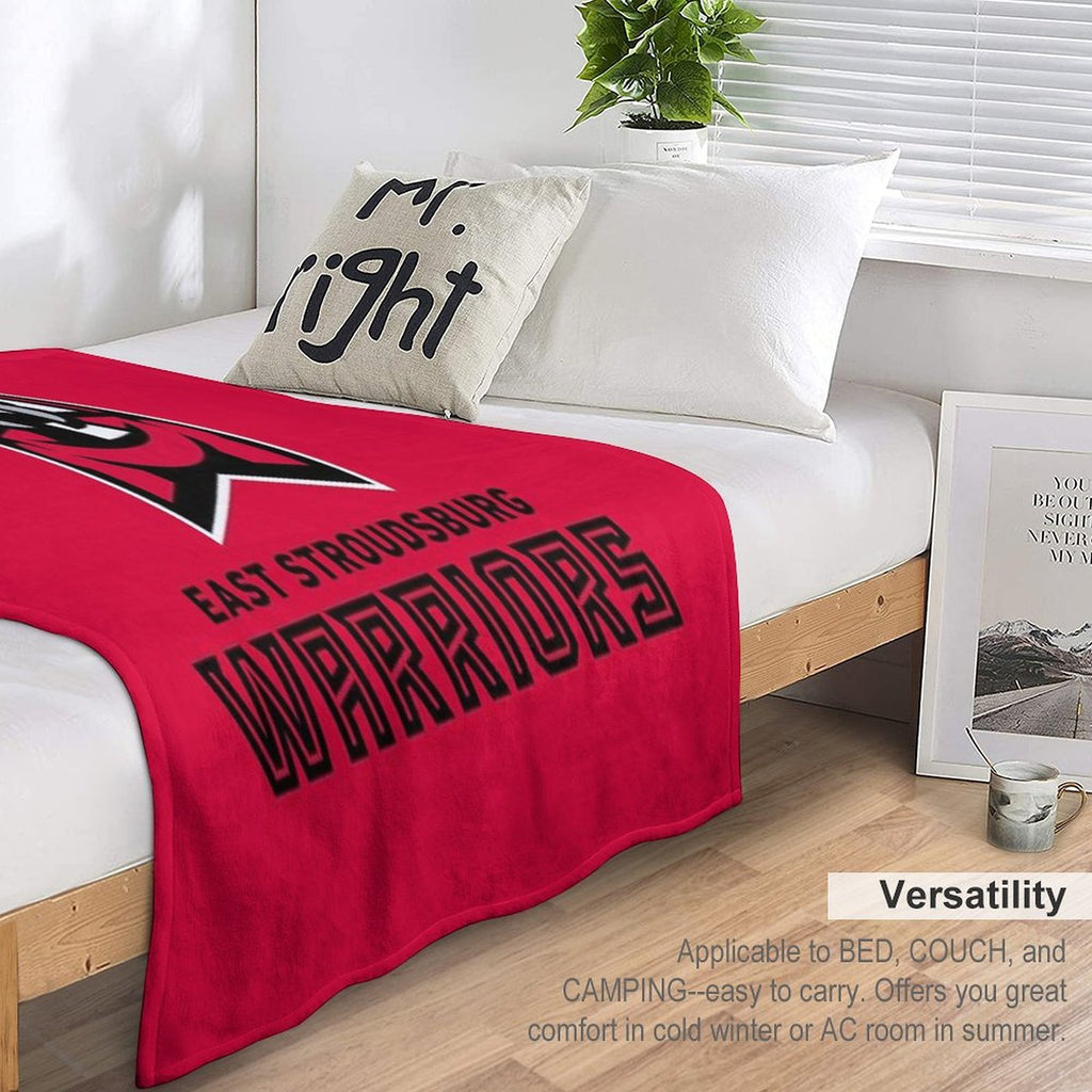 New East Stroudsburg-Warriors Versatility Throw Blanket