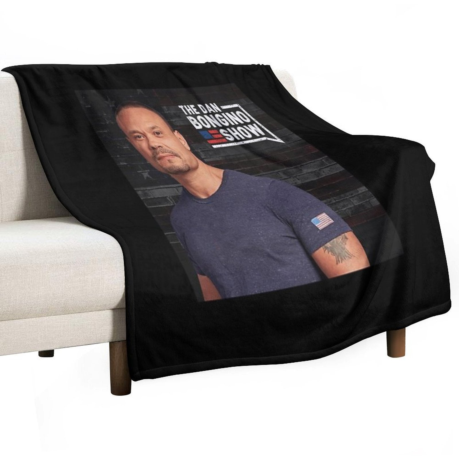The Dan Bongino Show Easy Care Throw Blanket