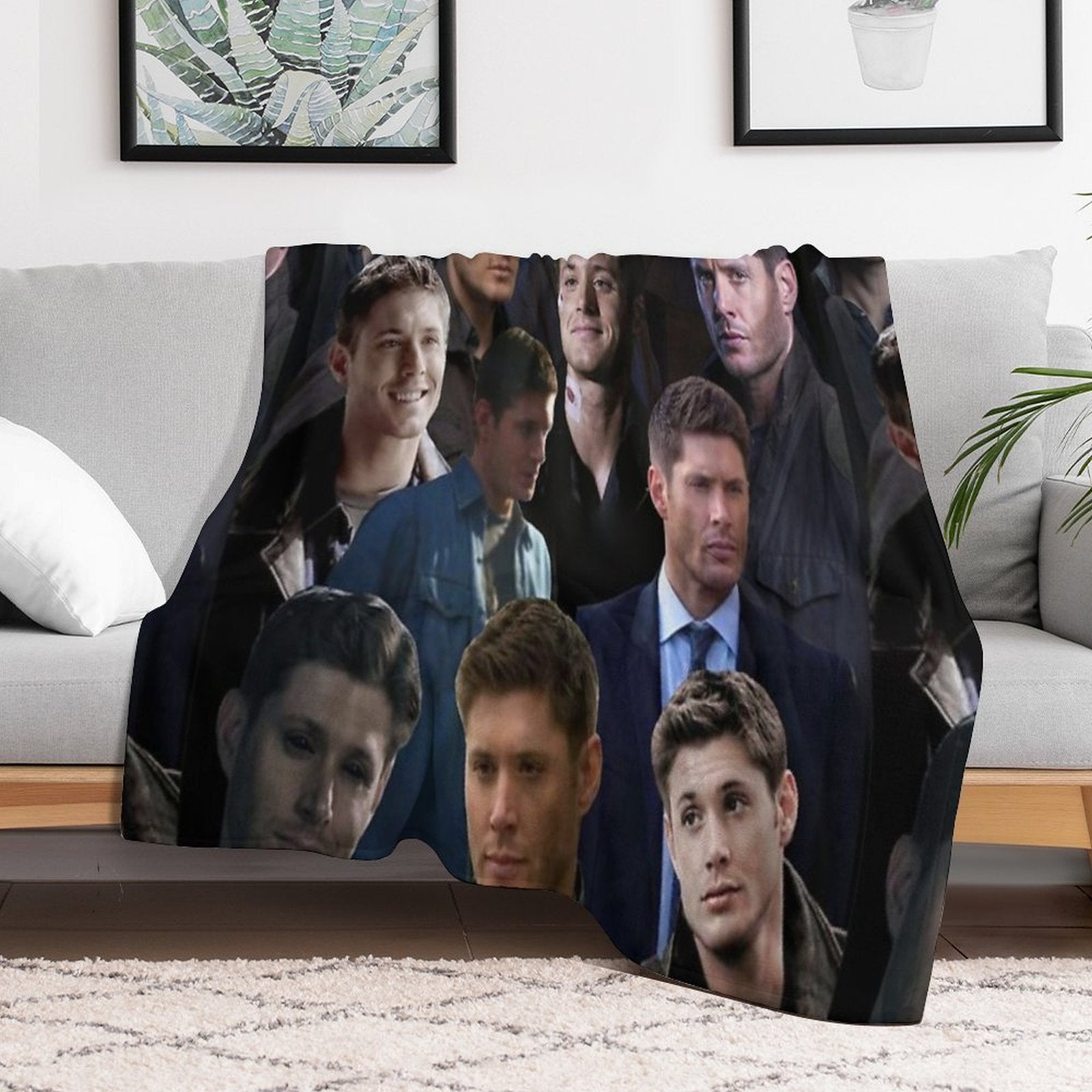 Dean Winchester Collage Multi-functional Throw Blanket