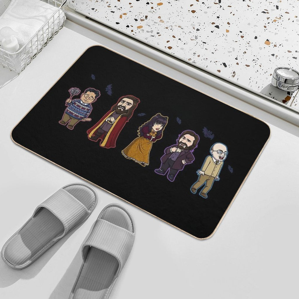 Lil What We Do in The Shadows Gang  Non-Slip Bath Mat