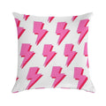 Preppy Lightning Bolts Soft Ultra-Soft Texture Throw Pillow