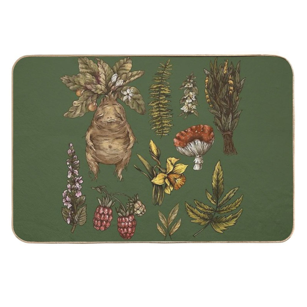 Study of Herbs And Plants - Herbology  High-Traffic Bath Mat