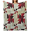 Triangle Fabric Eco-conscious Throw Blanket