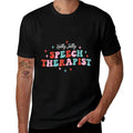 Holly Jolly Speech Therapist Christmas SLP Xmas Therapy  Breathable T-Shirt