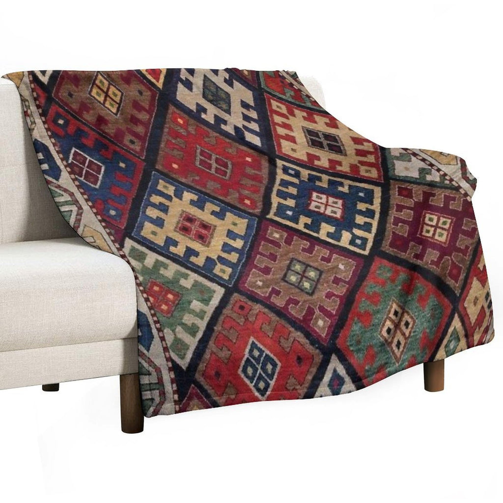 Ethnic Oriental Pattern Multi-functional Throw Blanket