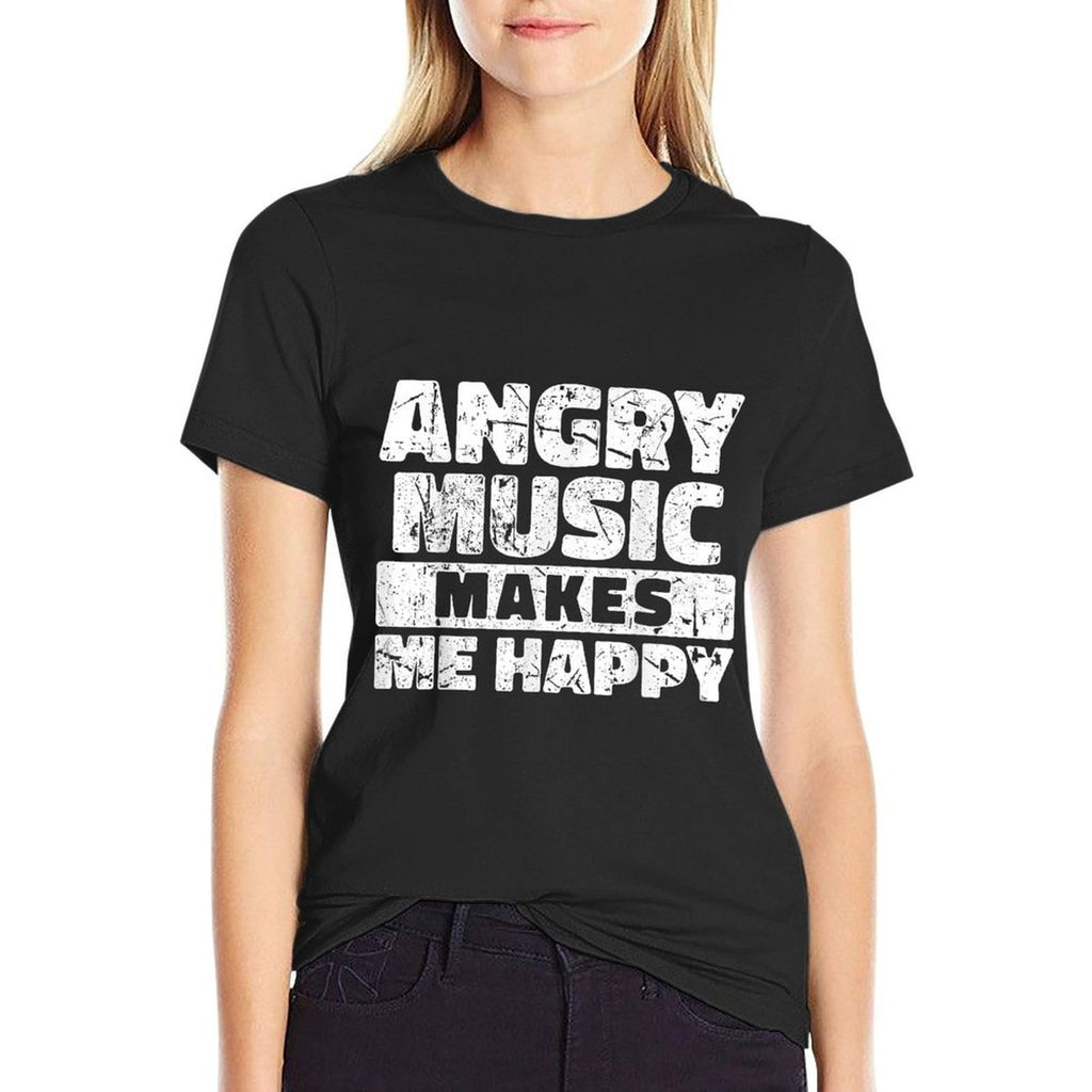 Funny Rockn Roll Saying Heavy Hard Rock Music Fan  Classic T-Shirt