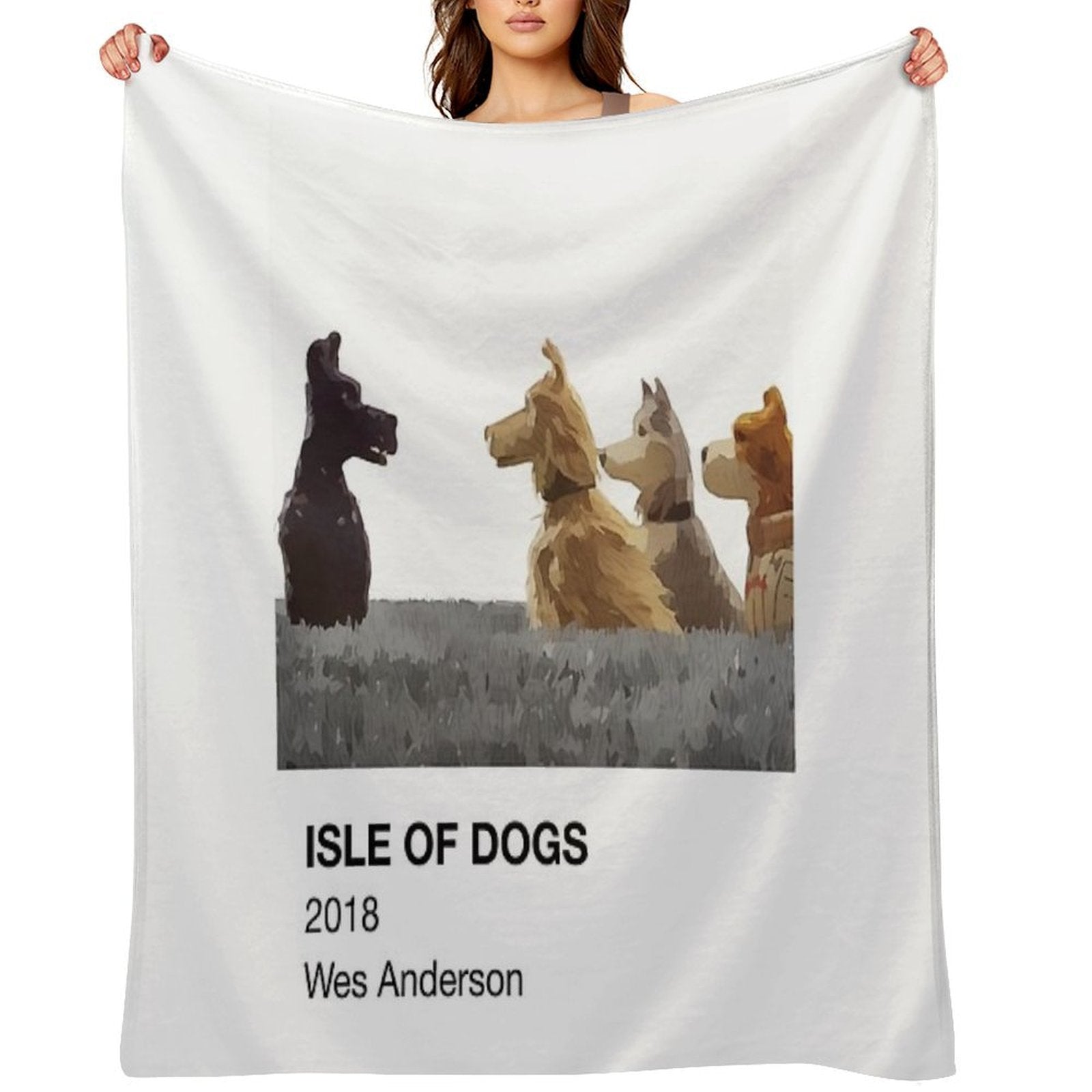 Pantone Isle of Dogs Sustainable Throw Blanket