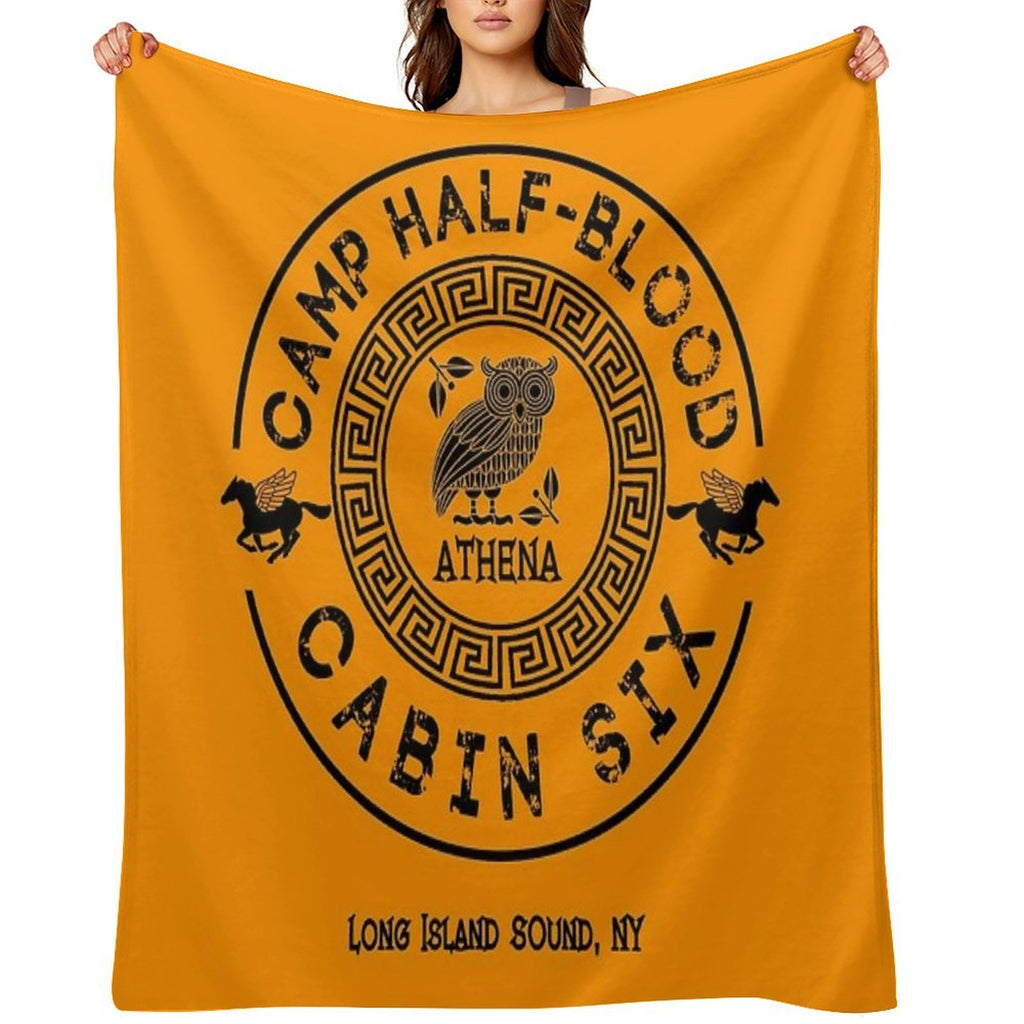 Cabin Six - Athena - Percy Jackson - Camp Half-Blood - Quick-dry Throw Blanket